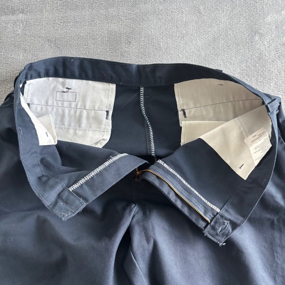 Dickies Cargo Pants Double Knee Work Utility Pants Navy Blue 36x29 - Picture 11 of 11